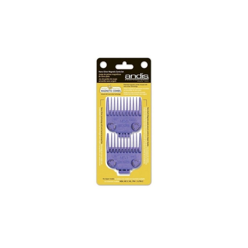 PACK 2 PEINES ANDIS MAGNETICOS 2.4 - 4.5mm