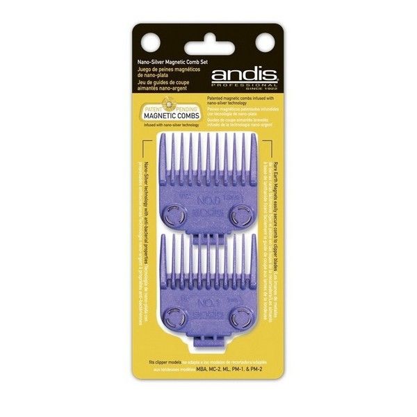 PACK 2 PEINES ANDIS MAGNETICOS 2.4 - 4.5mm