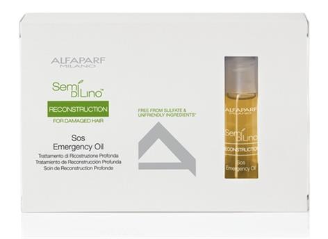 AMPOLLAS LOCION RECONSTRUCTORA SOS OIL ALFAPARF 6X13ml