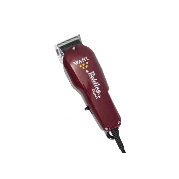 MAQUINA CORTE HAIR CLIPPER BALDING 5 STARS RED