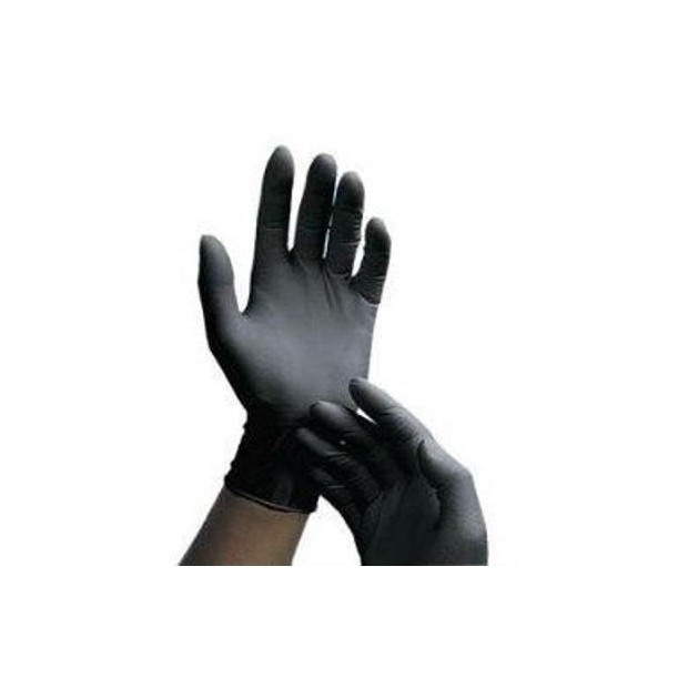 GUANTES NITRILO SENSICES NEGRO T. S. 100 und