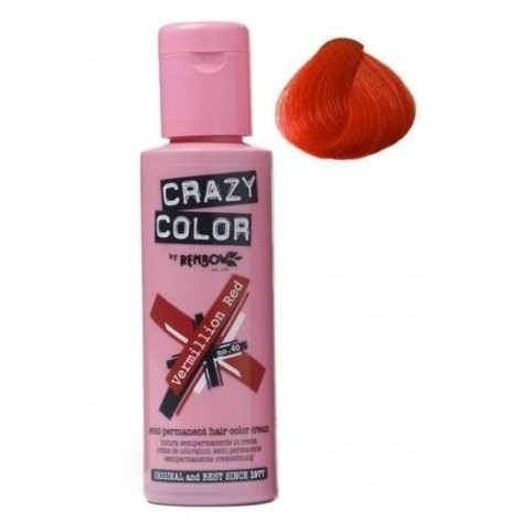 40 - CRAZY COLOR ROJO BERMELLON 100ml