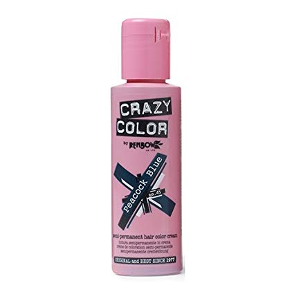 45 - CRAZY COLOR PEACOCK BLUE 100ml