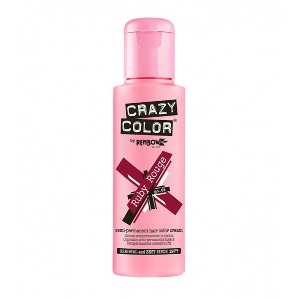 66 - CRAZY COLOR RUBI ROJO 100ml