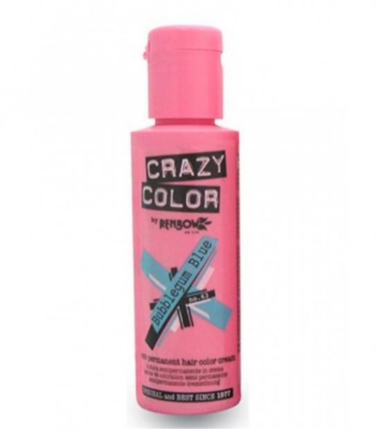 63 - CRAZY COLOR  CHICLE AZUL 100ml