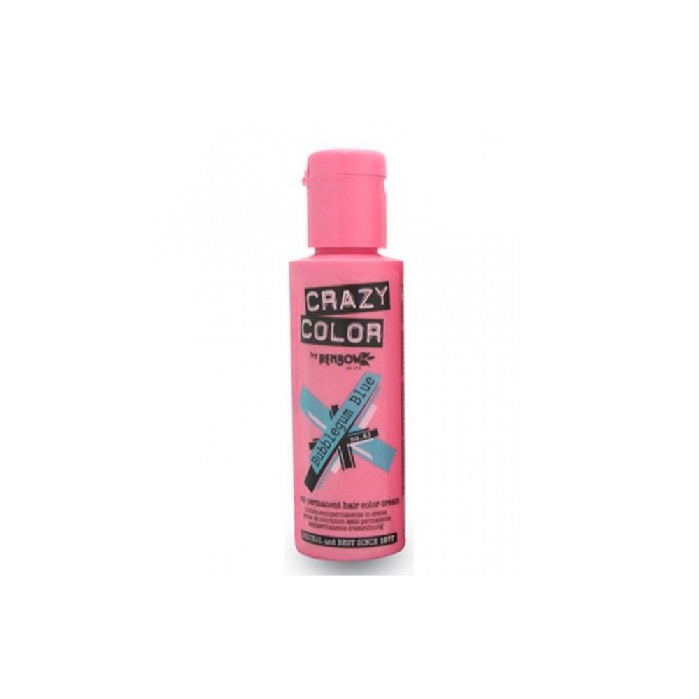 63 - CRAZY COLOR  CHICLE AZUL 100ml