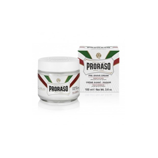 CREMA ANTES DE AFEITAR PRORASO T+ VERDE/AVENA 100ml (400401)