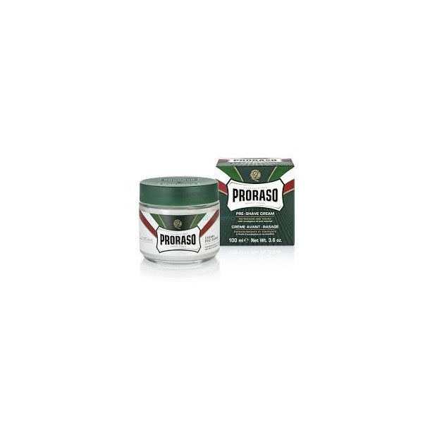 CREMA PARA ANTES DE AFEITAR PRORASO EUCALIPTO 100ml (400400)