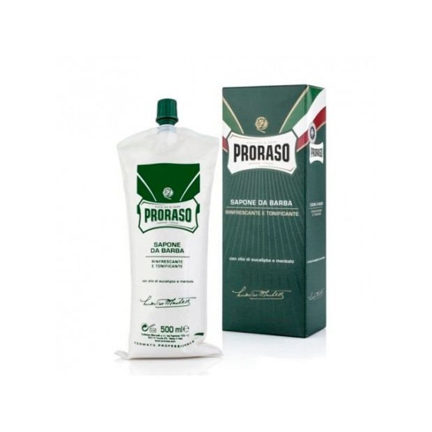 TUBO CREMA AFEITAR PRORASO EUCALIPTO 500ml (400610)