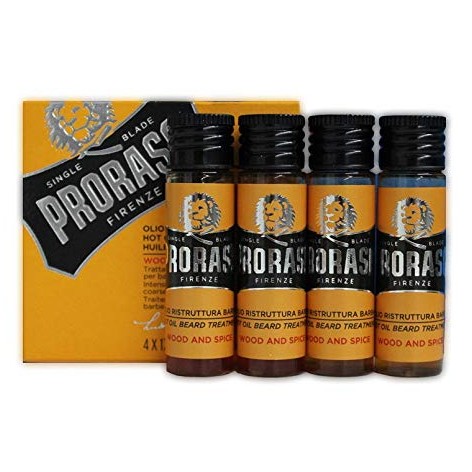 ACEITE CALIENTE PARA BARBA PRORASO (4 frascos x 17ml) (400790)