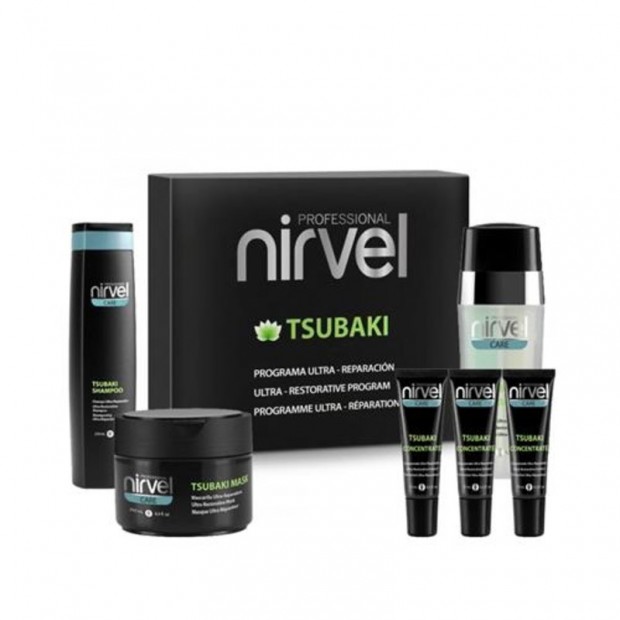 PACK TSUBAKI NIRVEL (REPARA CABELLO MUY DAÑADO)