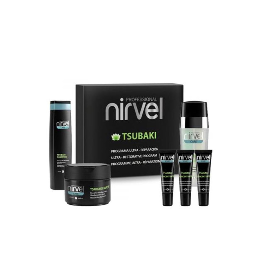 PACK TSUBAKI NIRVEL (REPARA CABELLO MUY DAÑADO)