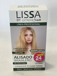 ALISADO BRASILEÑO LISSA SIN FORMOL CABELLO COLOREADO