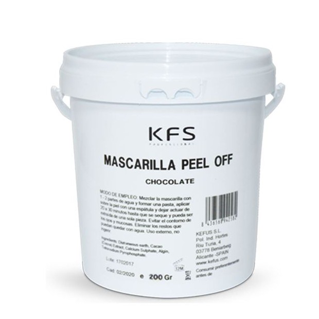 MASCARILLA PEEL OFF CHOCOLATE KFS 200gr