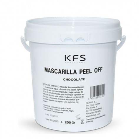 MASCARILLA PEEL OFF CHOCOLATE KFS 200gr