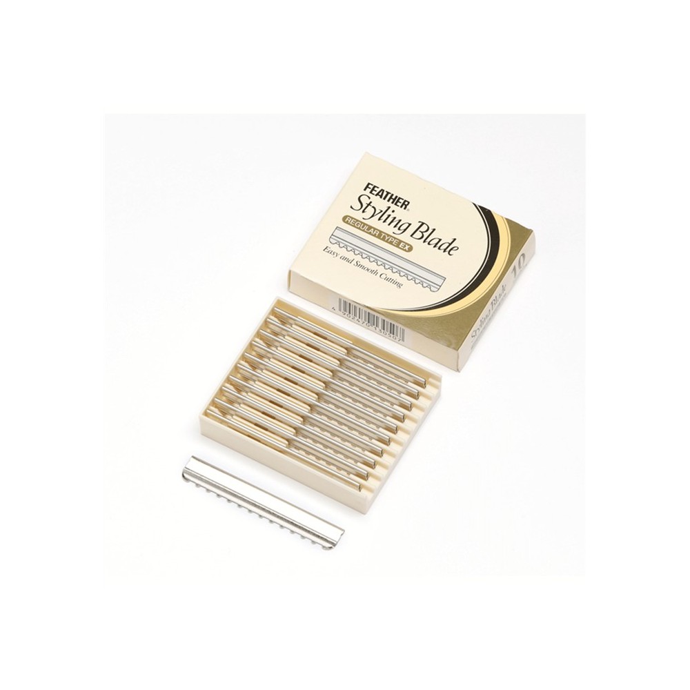 CAJA DE 10 CUCHILLAS FEATHER STYLING RAZOR