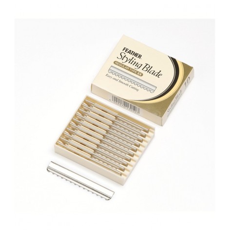 CAJA DE 10 CUCHILLAS FEATHER STYLING RAZOR