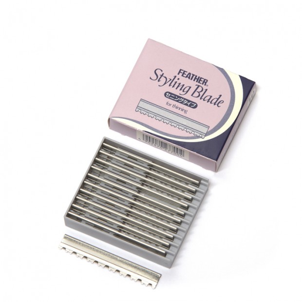 CAJA DE 10 CUCHILLAS FEATHER STYLING RAZOR