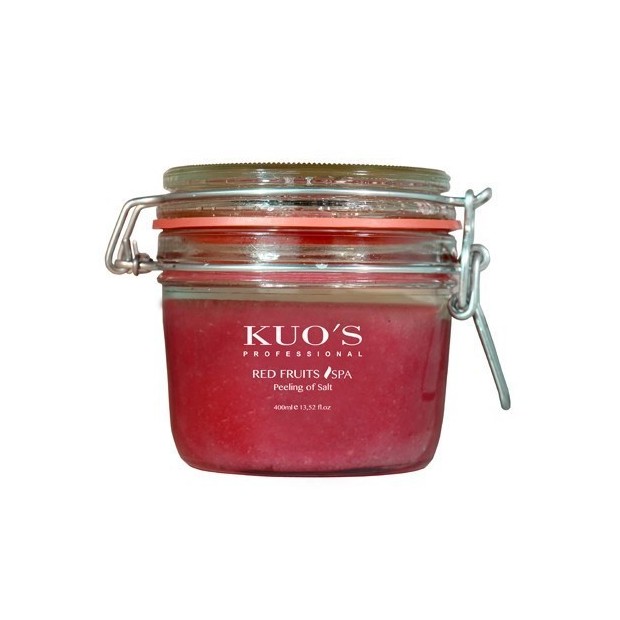 PEELING DE SAL CON FRUTOS ROJOS KUOS 400ml