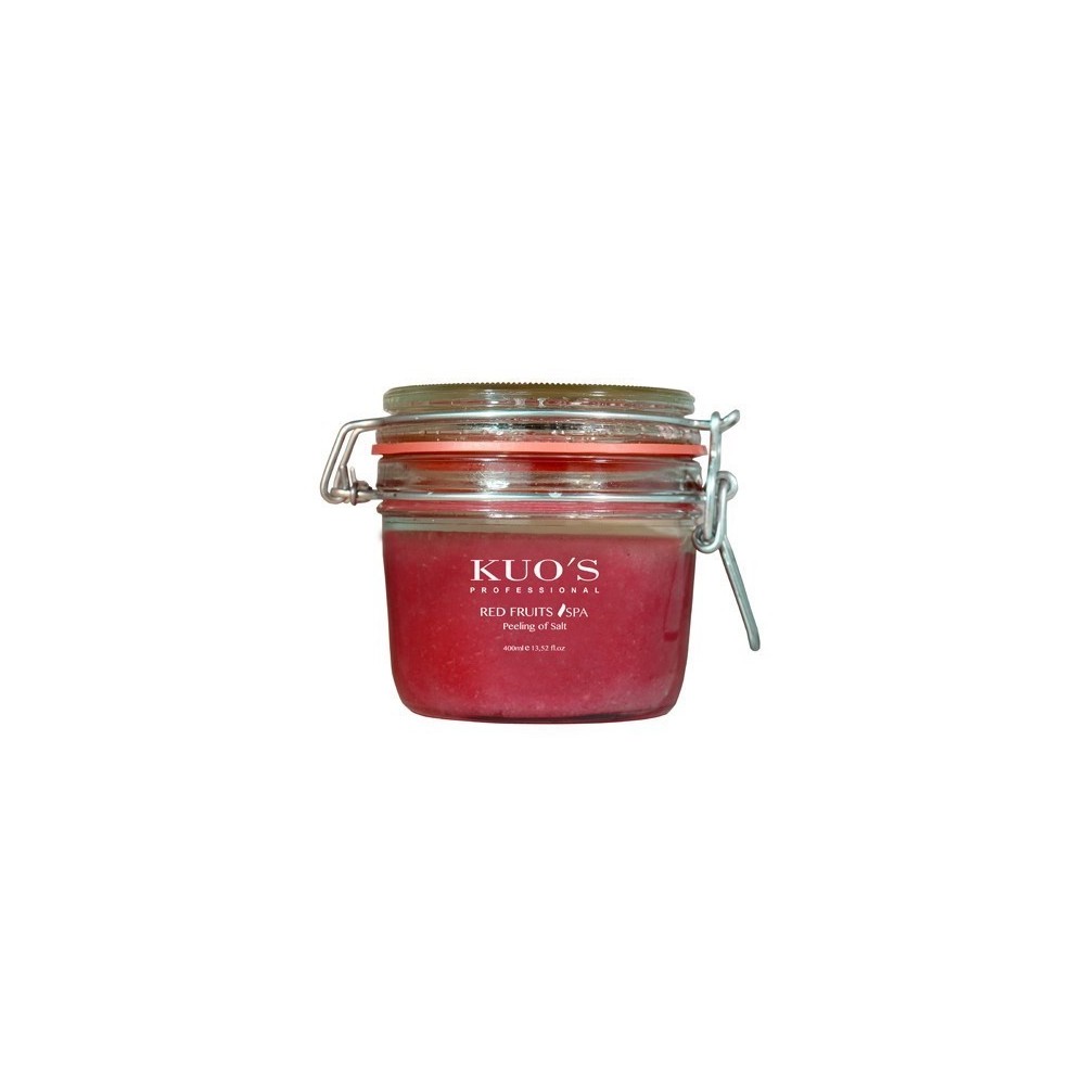 PEELING DE SAL CON FRUTOS ROJOS KUOS 400ml