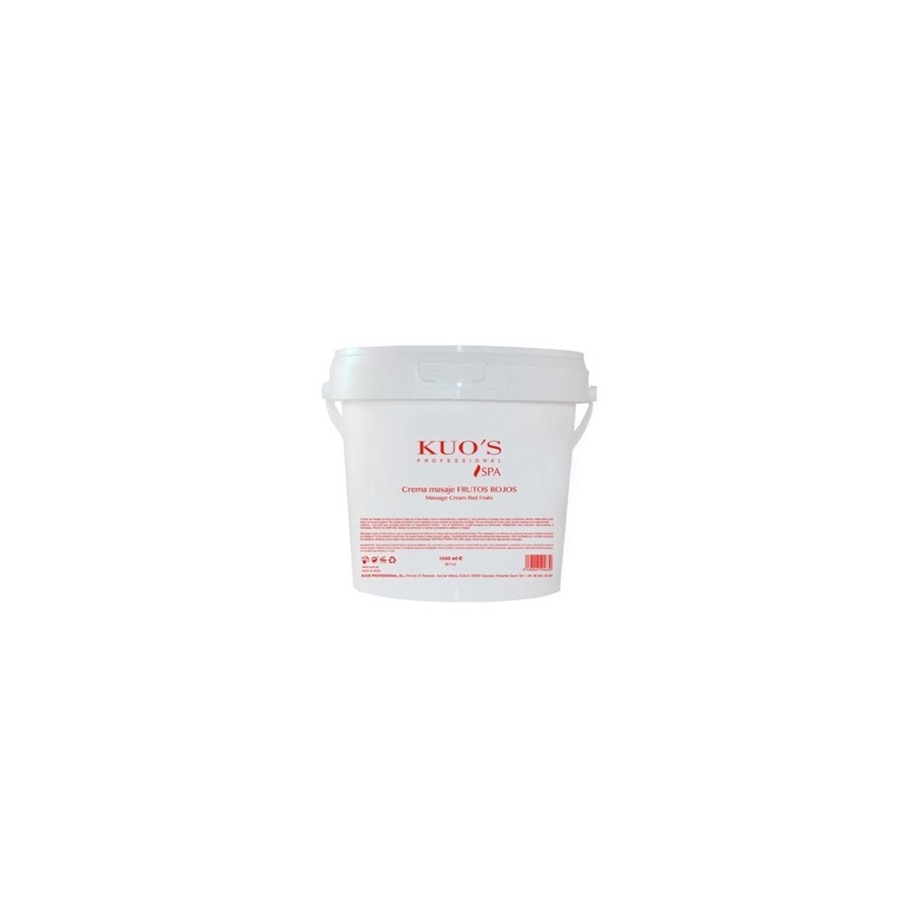 CREMA MASAJE FRUTOS ROJOS KUOS 1000gr