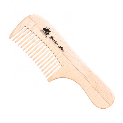 PEINE MADERA MANGO 10cm BARBA-BIGOTE