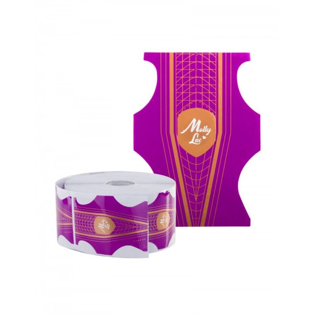 MOLLY LAC MOLDES UÑAS STLILETTO VIOLETA/ORO 500 und