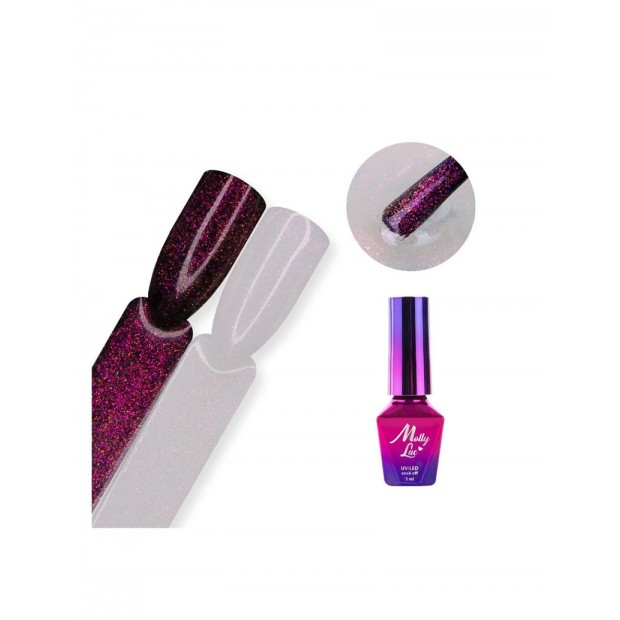 MOLLY LAC TOP NO WIPE HOLLYWOOD MIXY FUCHSIA 5ml