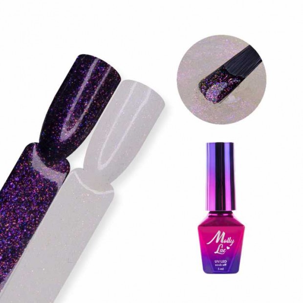 MOLLY LAC TOP NO WIPE HOLLYWOOD VIOLET SHOW 5ml