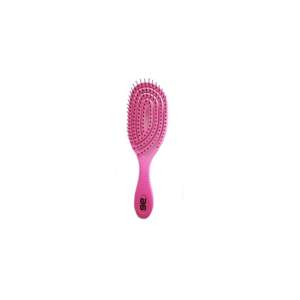 CEPILLO ECO BIODEGRADABLE OVAL ROSA