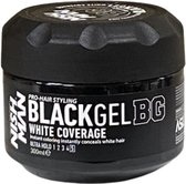 NISHMAN HAIR BLACK GEL(WHITWE COVERAGE) 300ml