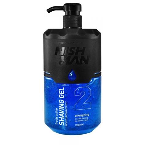 NISHMAN SHAVING GEL Nº2 BLUE 1000ml