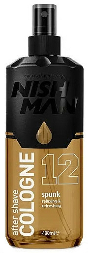 NISHMAN AFTER SHAVE COLONIA 12 SPUNK 400ml