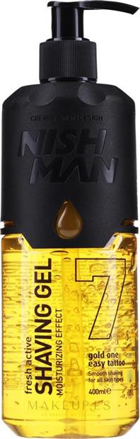 NISHMAN SHAVING GEL GOLD ONE Nº7 400ml