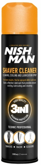 NISHMAN SHAVER CLEANER SPRAY 5 EN 1 400ml