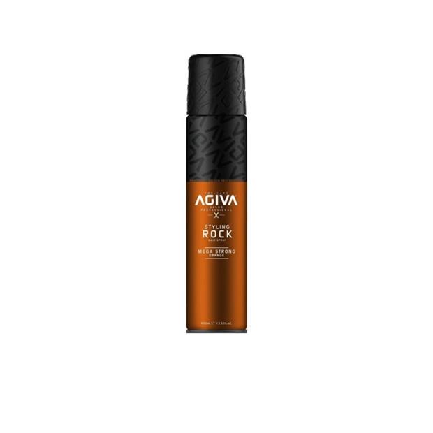 AGIVA STYLING ROCK HAIR SPRAY MEGA STRONG ORANGE 400ML