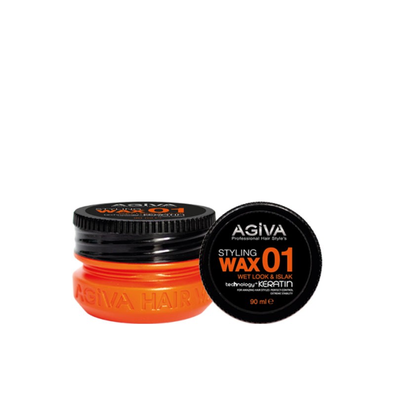 AGIVA HAIR STYLING WAX 01 WET LOOK ORANGE 90ML