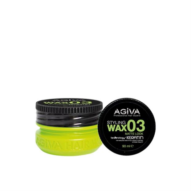 AGIVA HAIR STYLING WAX 03 MAT LOOK GREEN 90ML