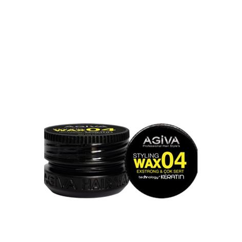 AGIVA HAIR STYLING WAX 04 EXTRA STRONG BLACK 90ML