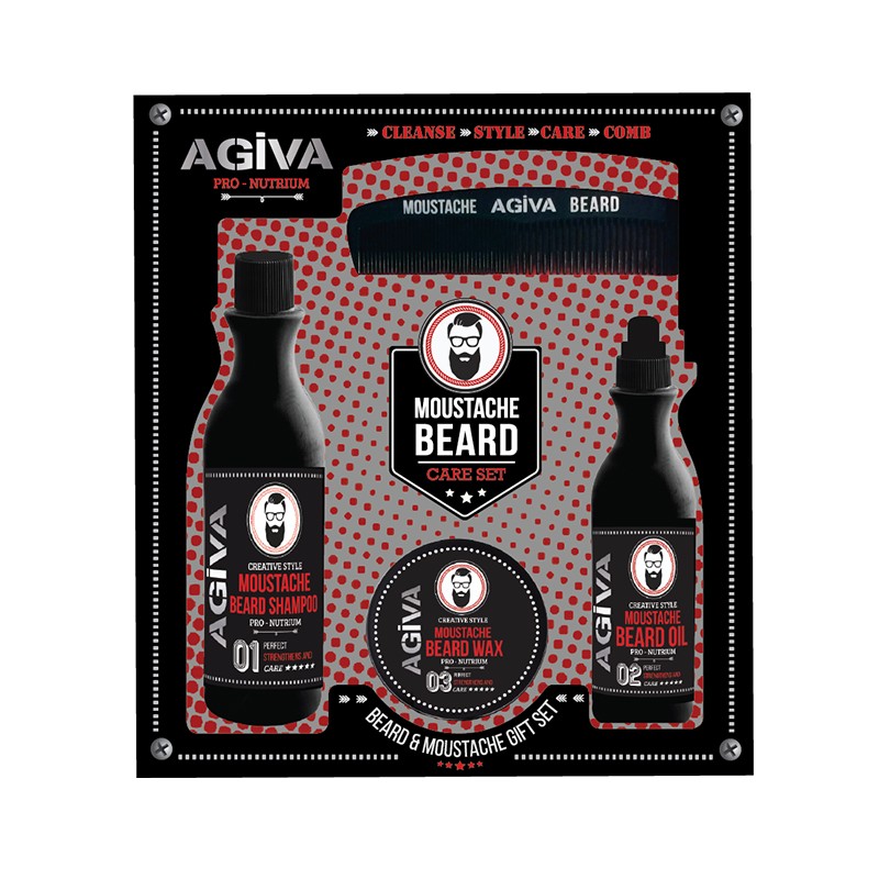 AGIVA BEARD & MUSTACHE SET