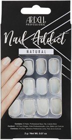 ARDELL NAIL ADDICT NATURAL SQUARED