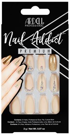 ARDELL NAIL ADDICT NUDE JEWELED
