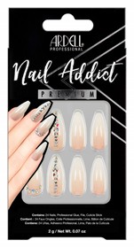 ARDELL NAIL ADDICT NUDE LIGHT CRYSTAL