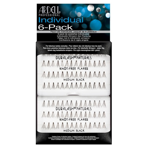 ARDELL PESTAÑAS GRUPO S/NUDO 6 PACK NATURAL MEDIUM