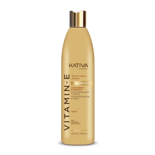 KATIVA VITAMINA E BIOTIN BAMBU CHAMPU 550ML