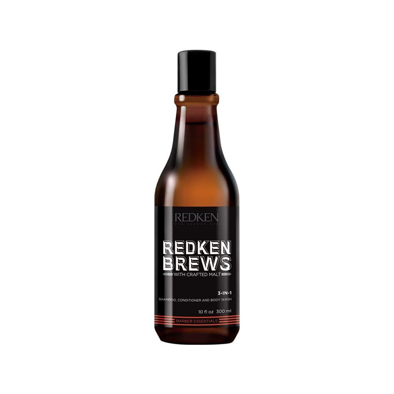 REDKEN BREWS 3-EN-1 CHAMPÚ 300ML