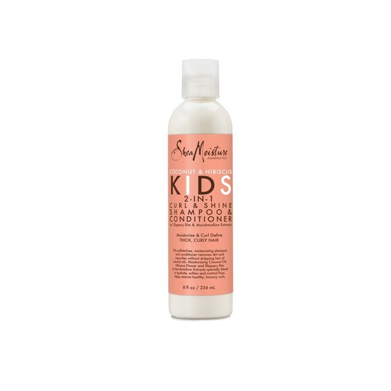 KIDS 2 IN 1 CURL & SHINE SHAMPOO & CONDITIONER 236ML