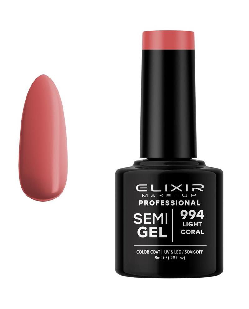 ELIXIR SEMI GEL COLOR 8 ML LIGHT CORAL Nº 994