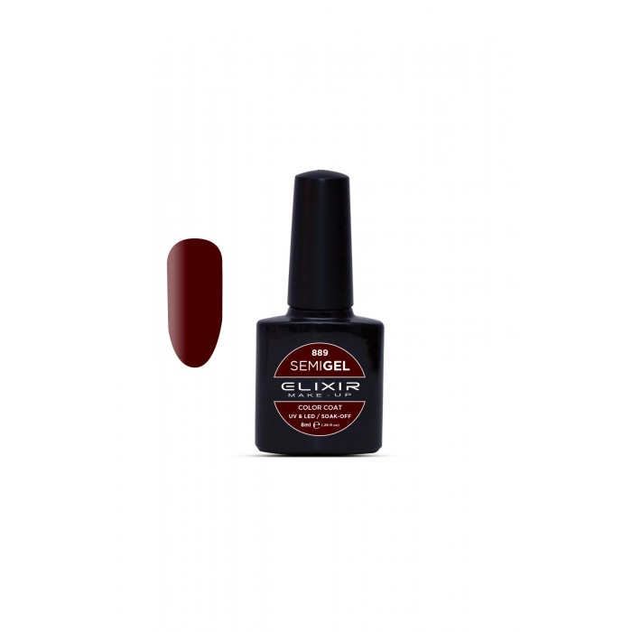 ELIXIR SEMI GEL COLOR 8 ML MARRON Nº 889