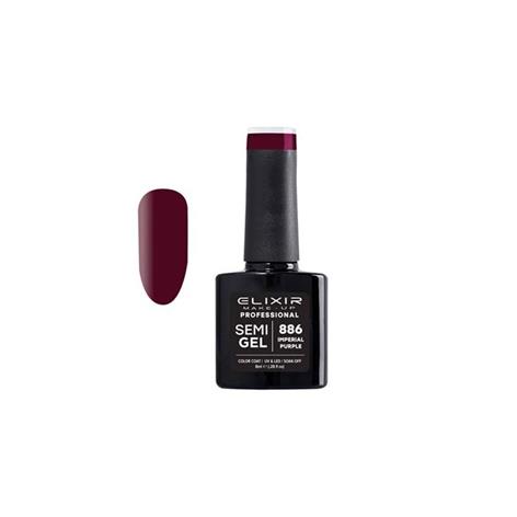 ELIXIR SEMI GEL COLOR 8 ML IMPERIAL PURPLE Nº 886